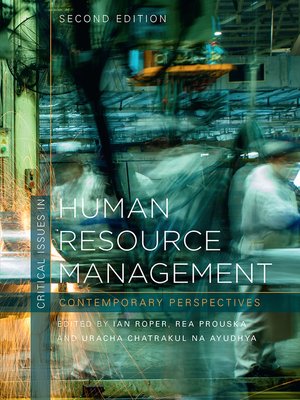 cover image of Critical Issues in Human Resource Management